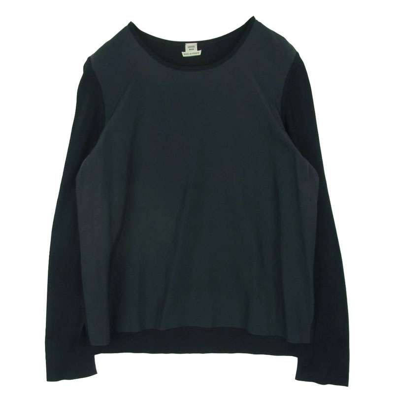 エルメス シルク100% フロント切替 ハイゲージ ニット フランス製 買取実績 画像