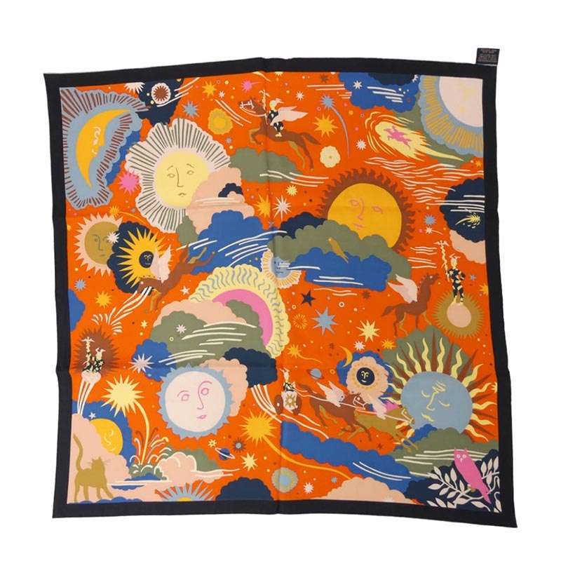 エルメス カレ 70 エリオスの王国 シルク スカーフ 買取実績 画像