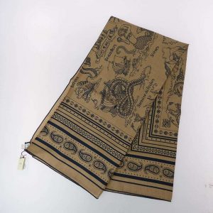 エルメス カレジェアン 船乗りのタトゥー・バンダナ カシミヤ シルク スカーフ 買取実績