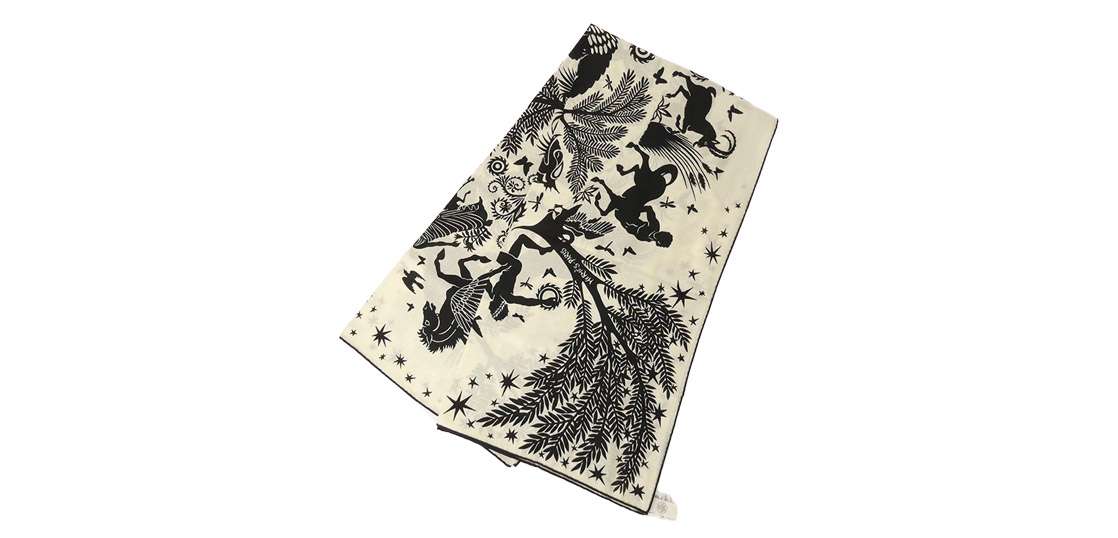 エルメス カレジェアン オルフェウスの魅力に誘われて カシミヤ シルク スカーフ 買取実績