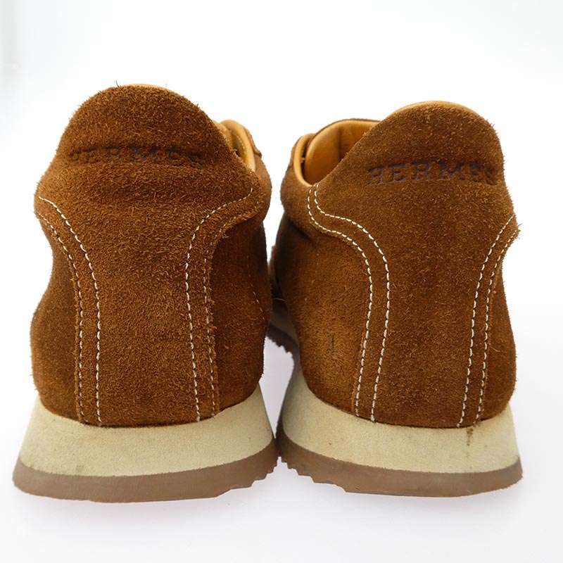 エルメス クイック スエード レザー ローカット スニーカー 買取実績 画像