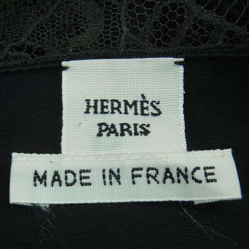エルメス ウール 半袖 ブラウス カットソー フランス製 買取実績 画像