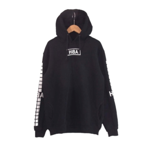 フッドバイエアー ボックス ロゴ プリント プルパーカー 買取実績