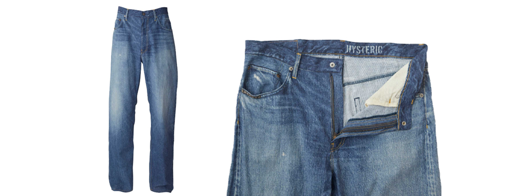 HYSTERIC GLAMOUR MEN「VINTAGE DENIM転写 50’S XXストレートパンツ」価格：46,200円　画像