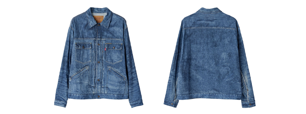 HYSTERIC GLAMOUR MEN「VINTAGE DENIM転写 トラッカージャケット」価格：66,000円　画像