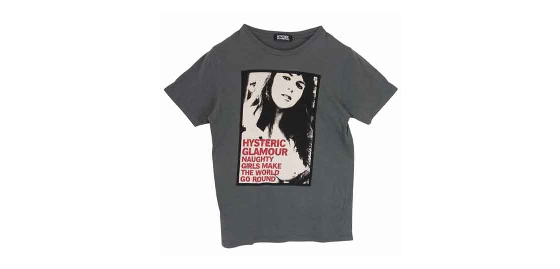 ヒステリックグラマー 0213CT03 NAUGHTY GIRL 半袖 Tシャツ 買取実績