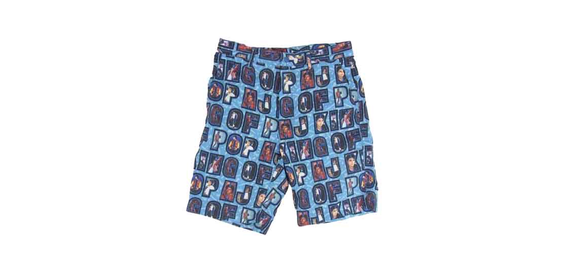 ヒステリックグラマー 02182AM01 マイケル ジャクソン KING OF POP MJ-MIX 総柄 ショーツ 買取実績