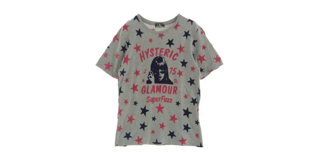 ヒステリックグラマー 02182CT17 STAR WOMAN ジャカード 総柄 Ｔシャツ 買取実績
