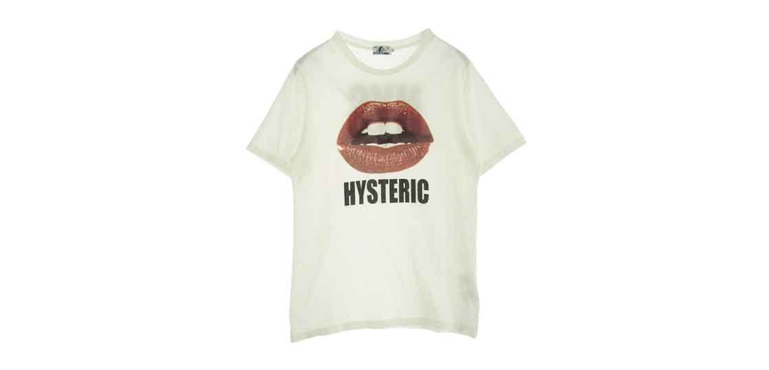 ヒステリックグラマー 02182CT34 LIPS TEE リップス プリント 半袖 Tシャツ 買取実績