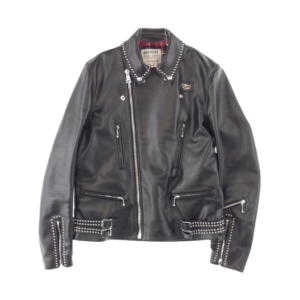 ヒステリックグラマー 02221LB02 × ルイスレザー #391 スタッズ ライトニング レザー ライダース ジャケット 買取実績