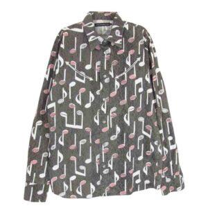 ヒステリックグラマー 0621AH01 音符柄 長袖 シャツ 買取実績