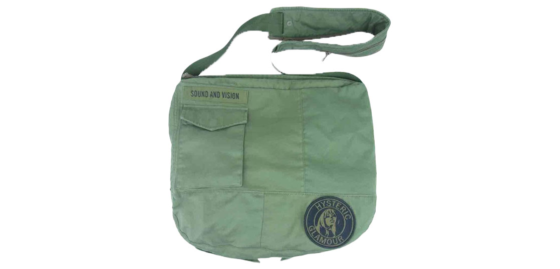 ヒステリックグラマー SOUND AND VISION ミリタリー ショルダーバッグ 02203QB06 買取実績
