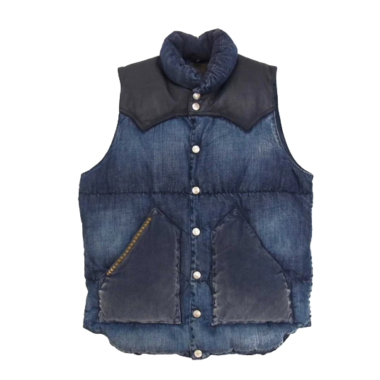 美品 ヒステリックグラマー ロッキーマウンテン コラボ ダウンベスト S HYSTERIC GLAMOUR（ヒステリックグラマー）の「ROCKY MOUNTAIN