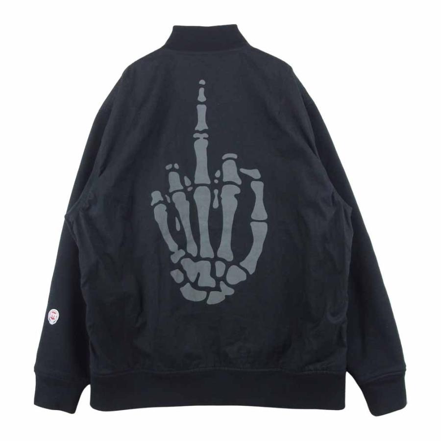 ヒステリックグラマー MIDDLE FINGER リブ ブルゾン ジャケット 02213AB08 買取実績 画像