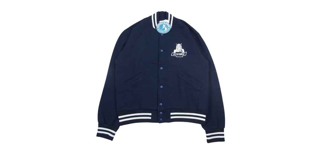 ヒステリックグラマー プリント スウェット スタジアム ジャケット スタジャン 買取実績
