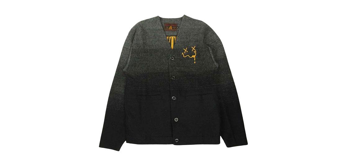 ヒステリックグラマー 02173CD01 17AW フェイス刺繍 グラデーション カーディガン 買取実績