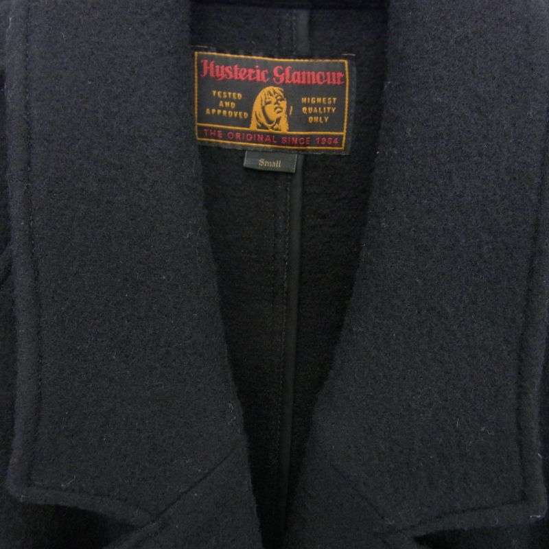 ヒステリックグラマー 01173AC03 BAD HYSTERIC刺繍 ウール チェスター ロング コート 買取実績 画像