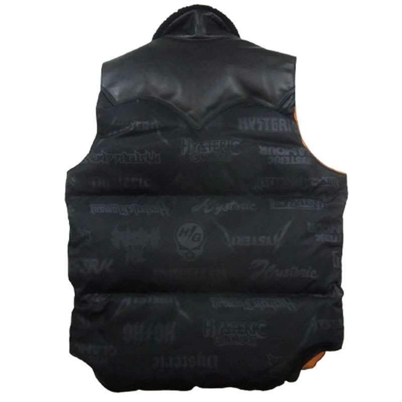 ヒステリックグラマー 02173AV01 ×Rocky Mountain Featherbed ロッキー マウンテン フェザーベッド METAL LOGO ロゴ 総柄 CHRISTY ダウン ベスト 買取実績 画像