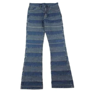 【極美品】 希少 ヒステリックグラマー ウミヘビ ツギハギ フレアデニムパンツ ヒステリックグラマー 01193AP02 KINKY ウミヘビ スクラッチ ツギハギ