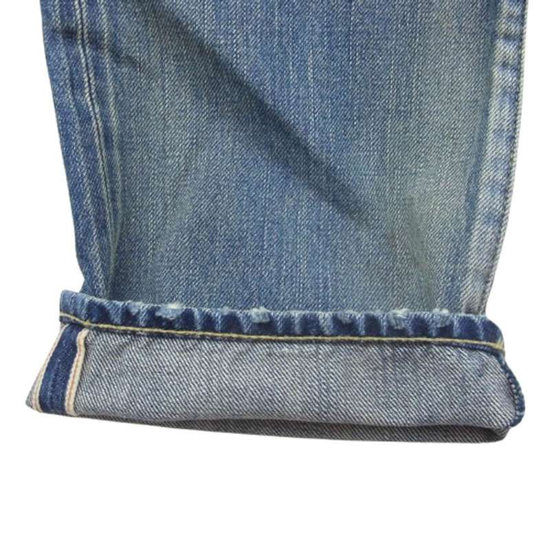 ヒステリックグラマー 02221AP04 CPR加工 デニム ストレート スリム スタッズデニム パンツ 買取実績 画像