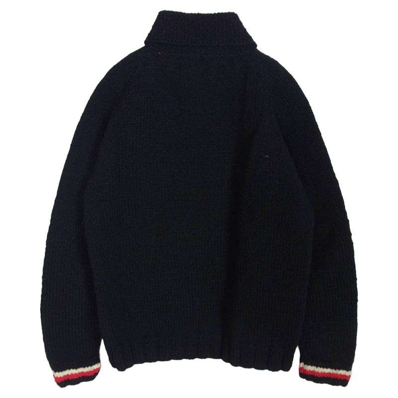 ヒステリックグラマー 0223ND01 CANADIAN SWEATER カナディアンセーター ROLLING STONES TANG ローリングストーンズ タン 編込 カウチン ニット ジップアップ ジャケット 買取実績 画像