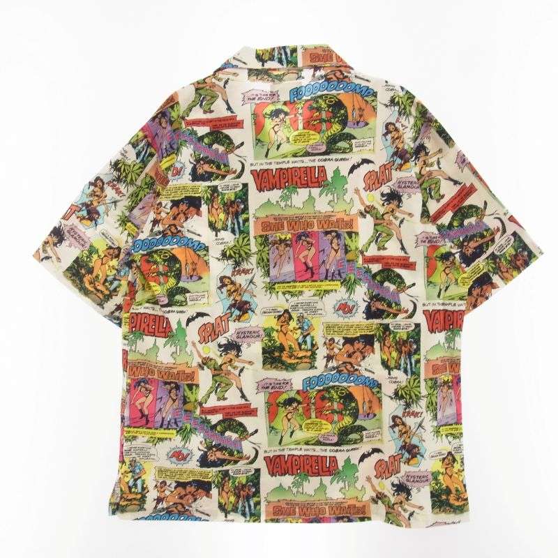 ヒステリックグラマー 02251AH17 VAMPIRELLA THE DREADCOBRA バンピレラ 総柄 半袖 シャツ 買取実績 画像