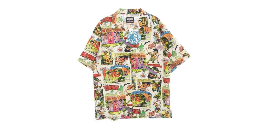 ヒステリックグラマー 02251AH17 VAMPIRELLA THE DREADCOBRA バンピレラ 総柄 半袖 シャツ 買取実績