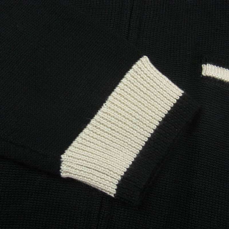 ヒステリックグラマー 02253NJ01 BORED MICHIGAN 刺繍 ジャンパー ジップアップ ニット ジャケット ブルゾン 買取実績 画像