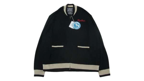 ヒステリックグラマー 02253NJ01 BORED MICHIGAN 刺繍 ジャンパー ジップアップ ニット ジャケット ブルゾン 買取実績