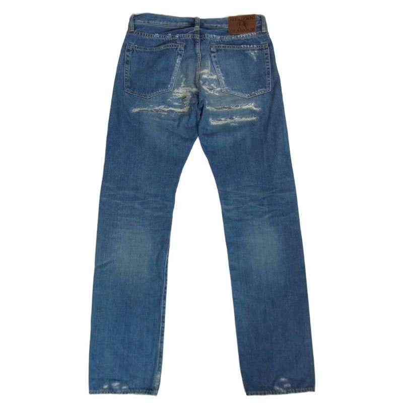 ヒステリックグラマー 0233AP09 UR加工 スタッズ ダメージ加工 デニム ストレート パンツ 買取実績 画像