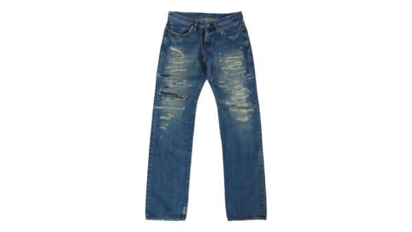 ヒステリックグラマー 0233AP09 UR加工 スタッズ ダメージ加工 デニム ストレート パンツ 買取実績