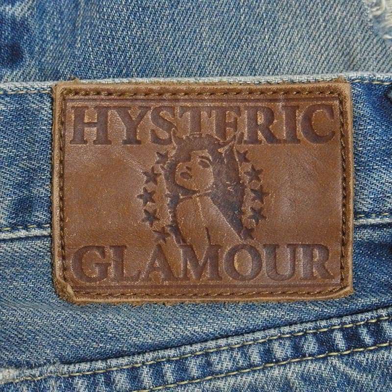 ヒステリックグラマー 0241AP14 ROLLING STONES ローリングストーンズ リメイク加工 ダメージ ジーンズ デニムパンツ 買取実績 画像