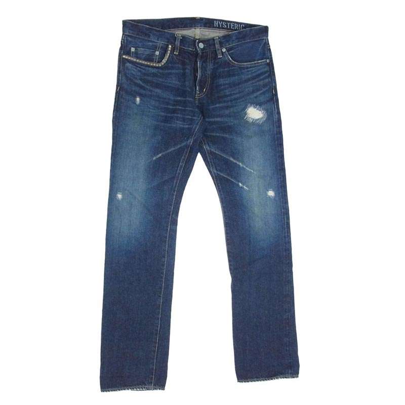 ヒステリックグラマー 0243AP16 RW CLASH加工 スタッズ デニム パンツ 買取実績