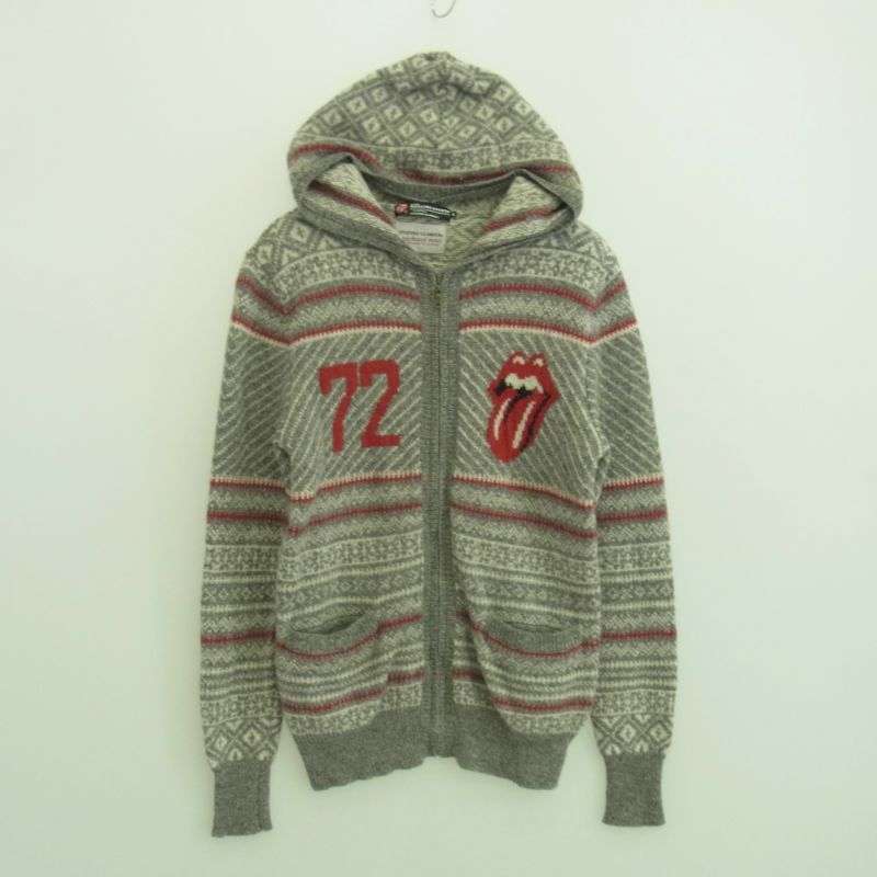 ヒステリックグラマー 0243ND02 Rolling Stones ローリングストーンズ ニット パーカー 買取実績 画像