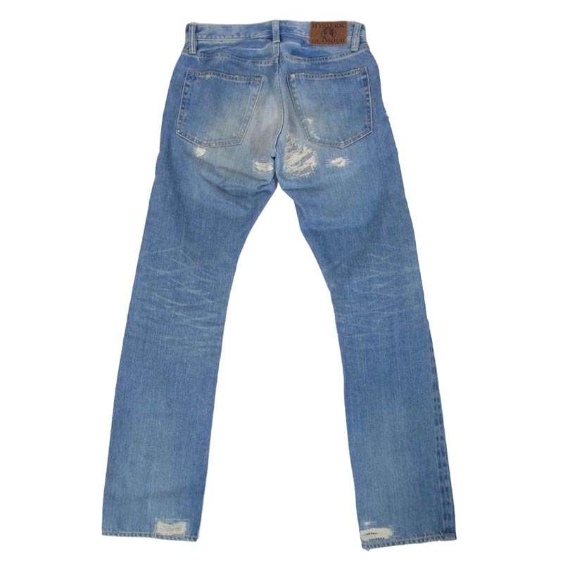 ヒステリックグラマー 0253AP02 SP加工 スタッズ ボタンフライ デニム パンツ 買取実績 画像