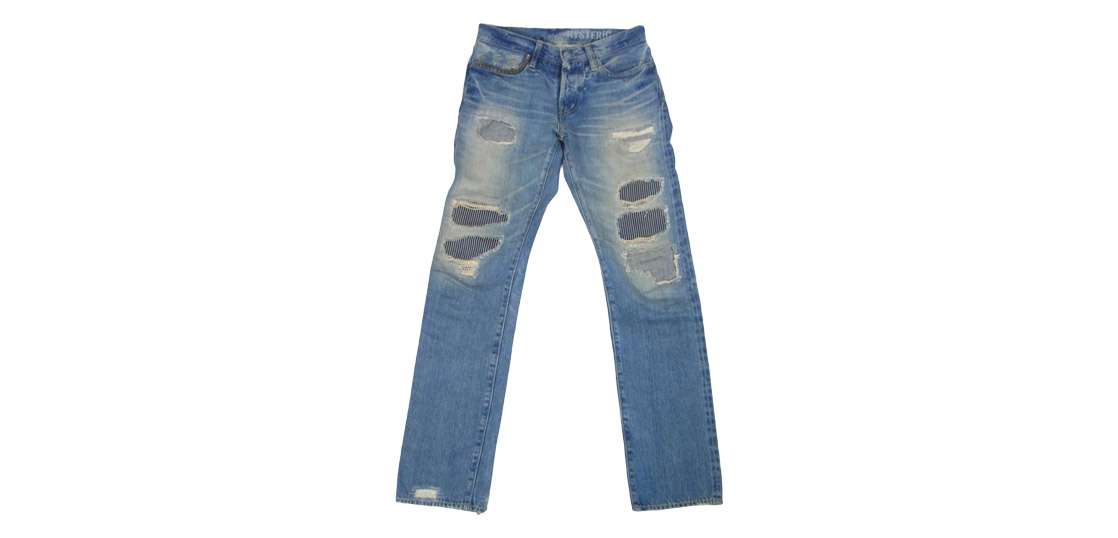 ヒステリックグラマー 0253AP02 SP加工 スタッズ ボタンフライ デニム パンツ 買取実績