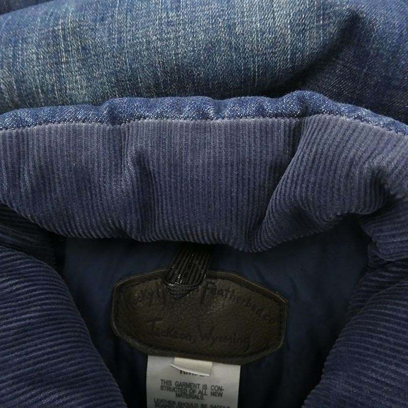 ヒステリックグラマー 0253AV01 スタッヅ デニム ダウン ベスト 買取実績 画像