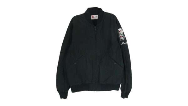 ヒステリックグラマー 17SS 02171AB13 野口強 SKULL LOUNGE スカル ラウンジ 刺繍 リブ ブルゾン ジャケット 買取実績
