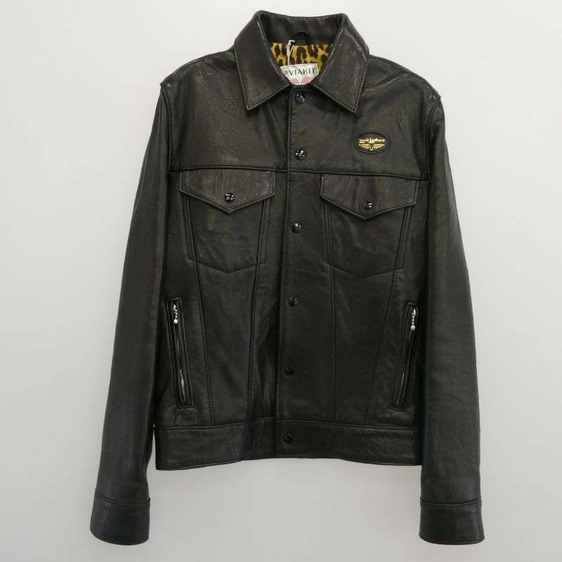 ヒステリックグラマー 18SS 02181LB01 × Lewis Leathers ルイスレザー Western Jacket ウエスタン レザー トラッカー ジャケット 買取実績 画像