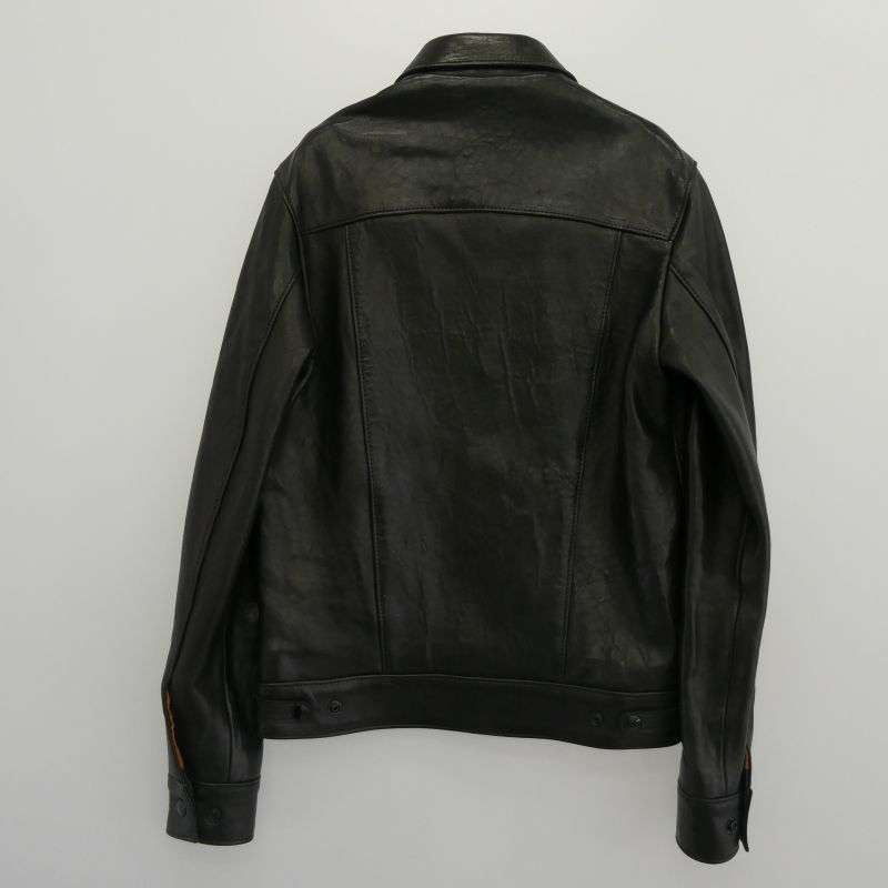 ヒステリックグラマー 18SS 02181LB01 × Lewis Leathers ルイスレザー Western Jacket ウエスタン レザー トラッカー ジャケット 買取実績 画像
