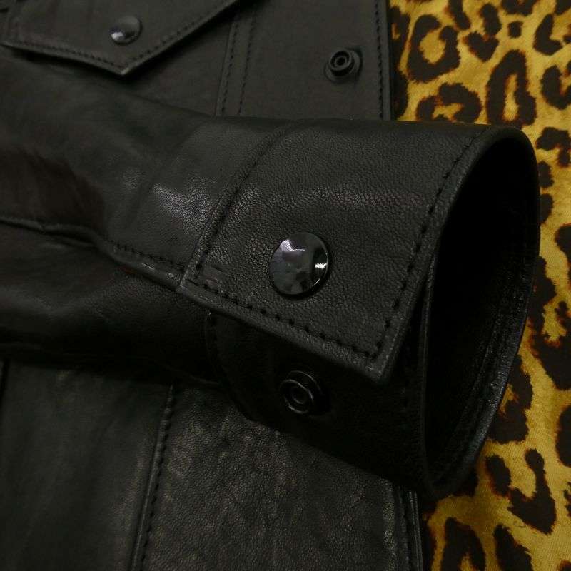 ヒステリックグラマー 18SS 02181LB01 × Lewis Leathers ルイスレザー Western Jacket ウエスタン レザー トラッカー ジャケット 買取実績 画像