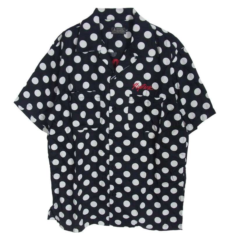 ヒステリックグラマー 18SS DOT 総柄 SEE NO EVIL 刺繍 半袖 オープンカラー シャツ 買取実績 画像