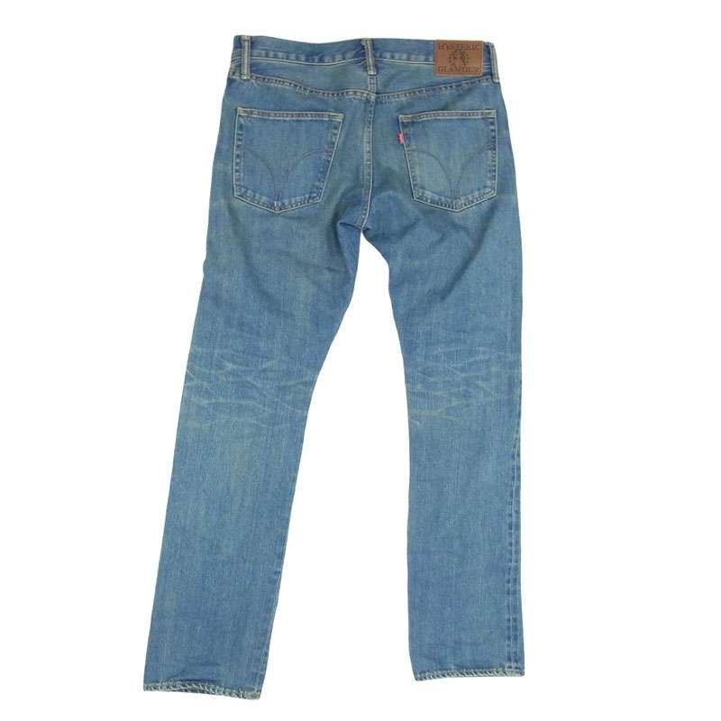 ヒステリックグラマー 21AW 02213AP20 VIXEN GIRL スタッズポケット ビクセンガール刺繍 デニムパンツ 買取実績 画像