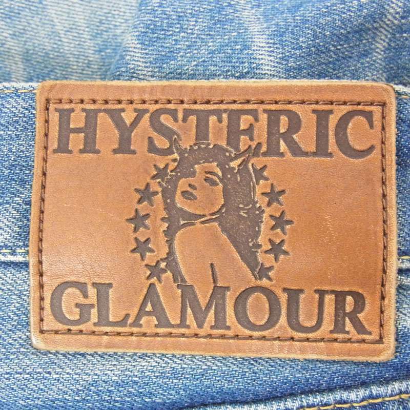 ヒステリックグラマー 21AW 02213AP20 VIXEN GIRL スタッズポケット ビクセンガール刺繍 デニムパンツ 買取実績 画像
