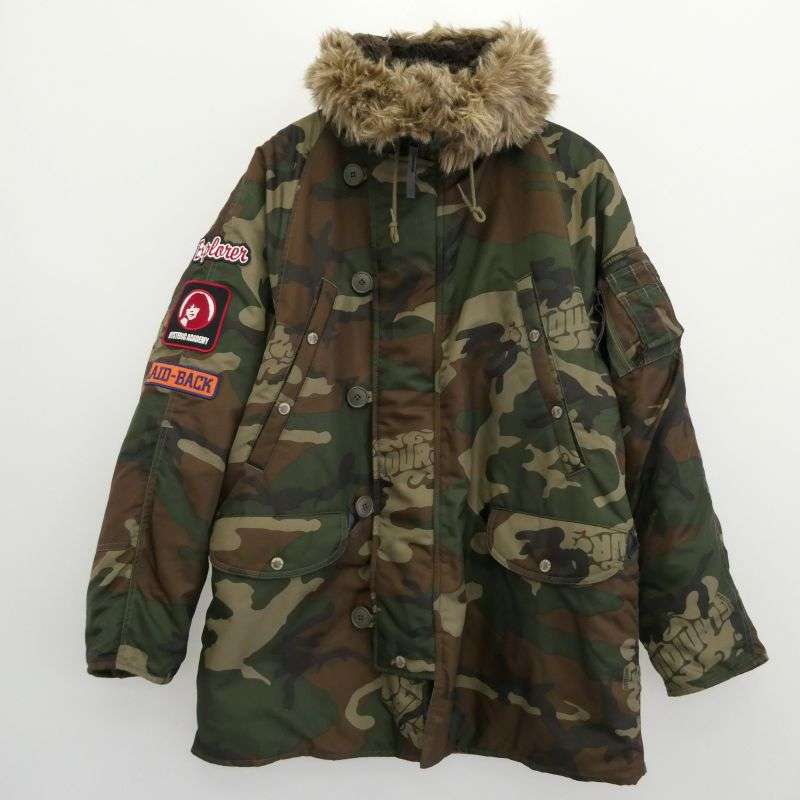 ヒステリックグラマー 22AW 02223AC02 N-3B ワッペン カモフラ ミリタリー コート ジャケット 買取実績 画像