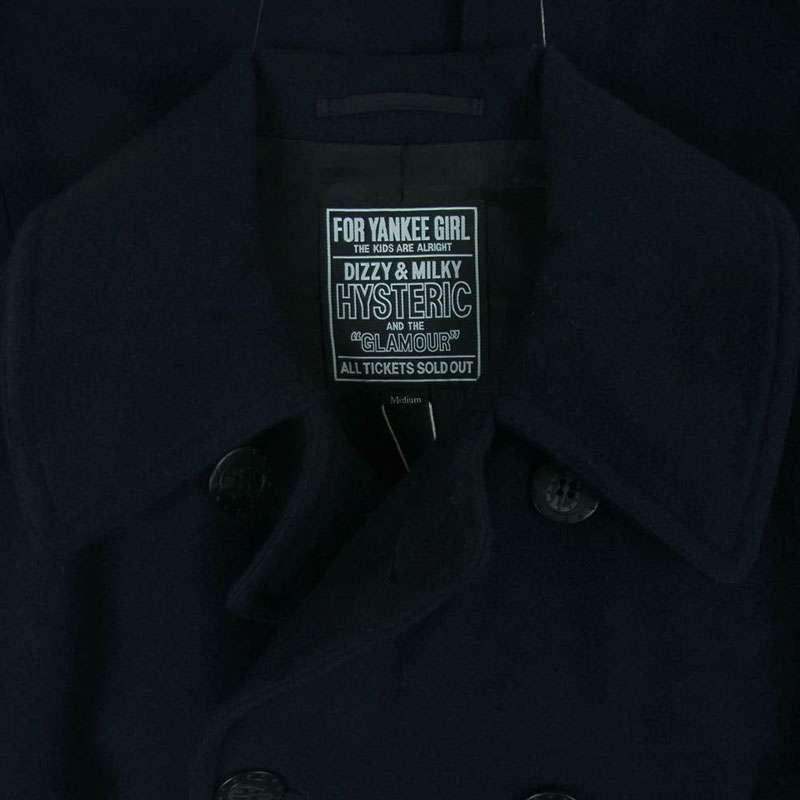 ヒステリックグラマー 22AW 02223AC04 ウール ダブル Pコート 買取実績 画像