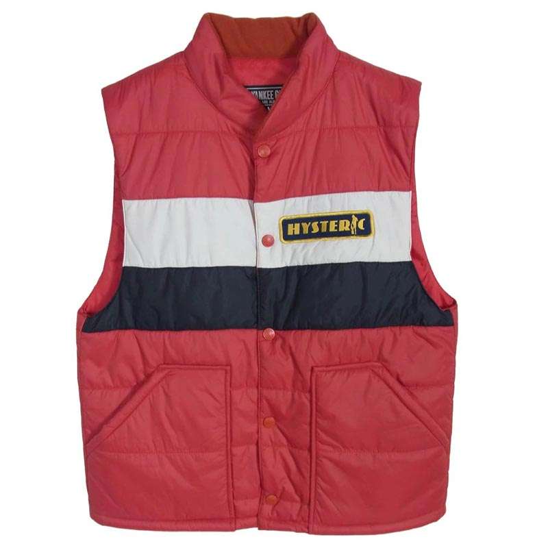 ヒステリックグラマー 22AW 02223AV04 HYS GOOD TIMES アップリケ レーシング 中綿 ベスト 買取実績 画像