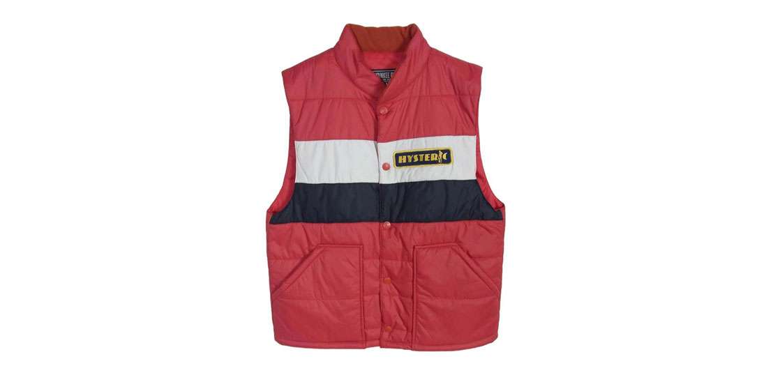 ヒステリックグラマー 22AW 02223AV04 HYS GOOD TIMES アップリケ レーシング 中綿 ベスト 買取実績