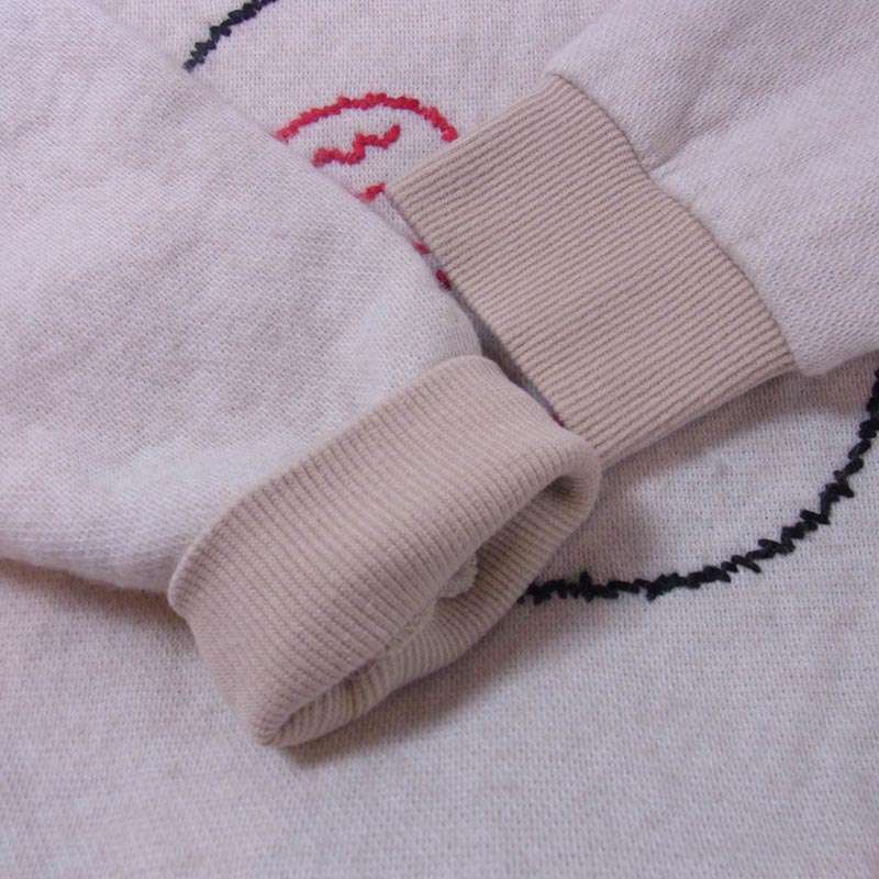 ヒステリックグラマー 24AW 01243CS05 RED EYE FLASH 刺繍 オーバーサイズ クルーネック スウェット ニット 買取実績 画像