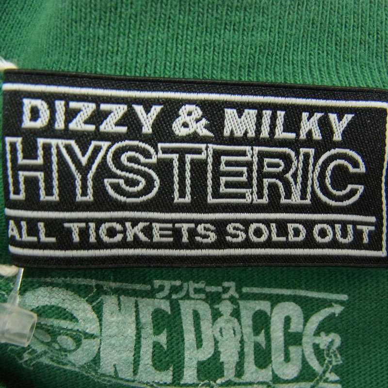 ヒステリックグラマー 25AW 02253CT15260 ONE PIECE Nami Flying V T-Shirt ワンピース ナミ フライングV 半袖Tシャツ 買取実績 画像